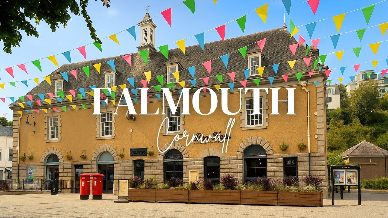 FALMOUTH | Cornwall’s Historic Harbour Town | 4K Walking Tour