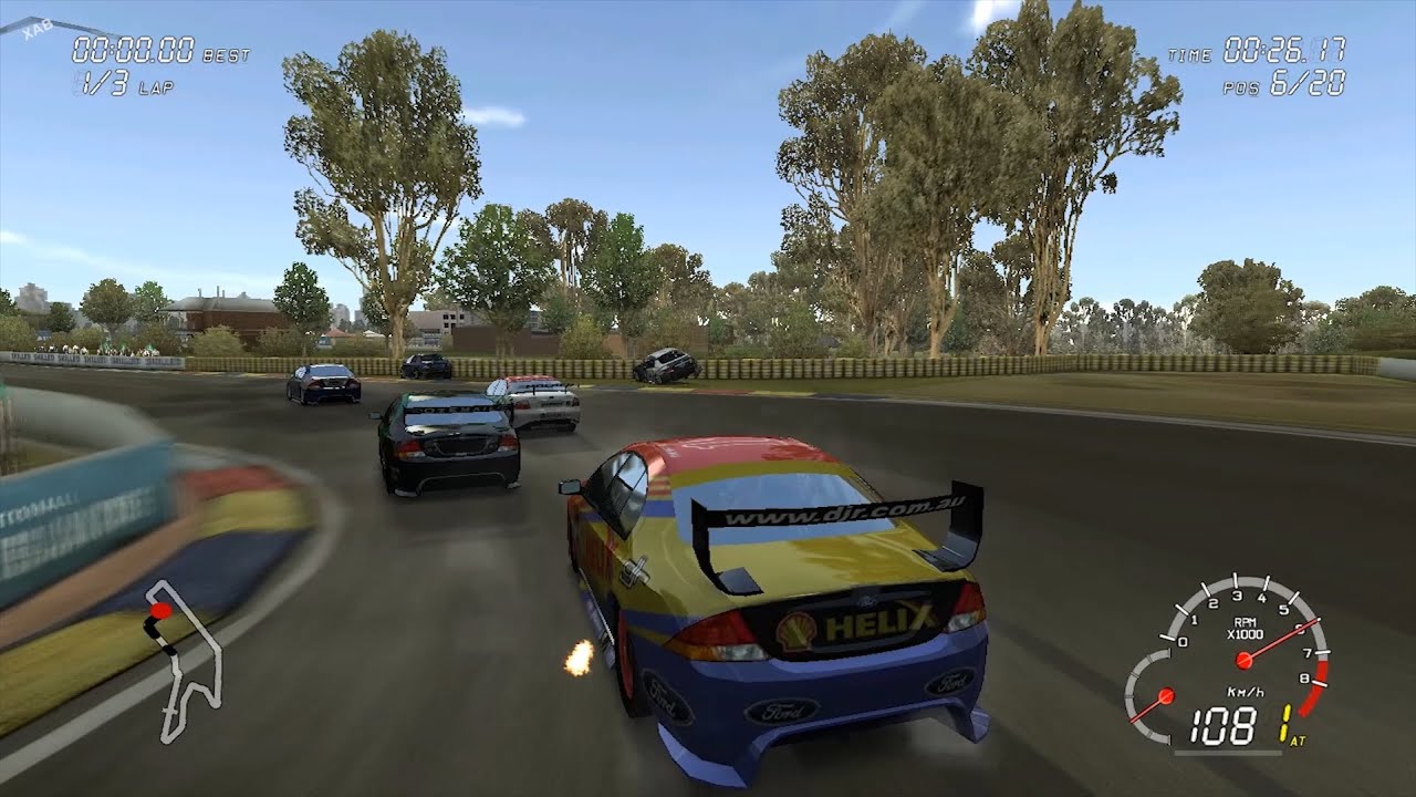 Ford Falcon | Adelaide Street Circuit | V8 Supercars Championship | TOCA Race Driver