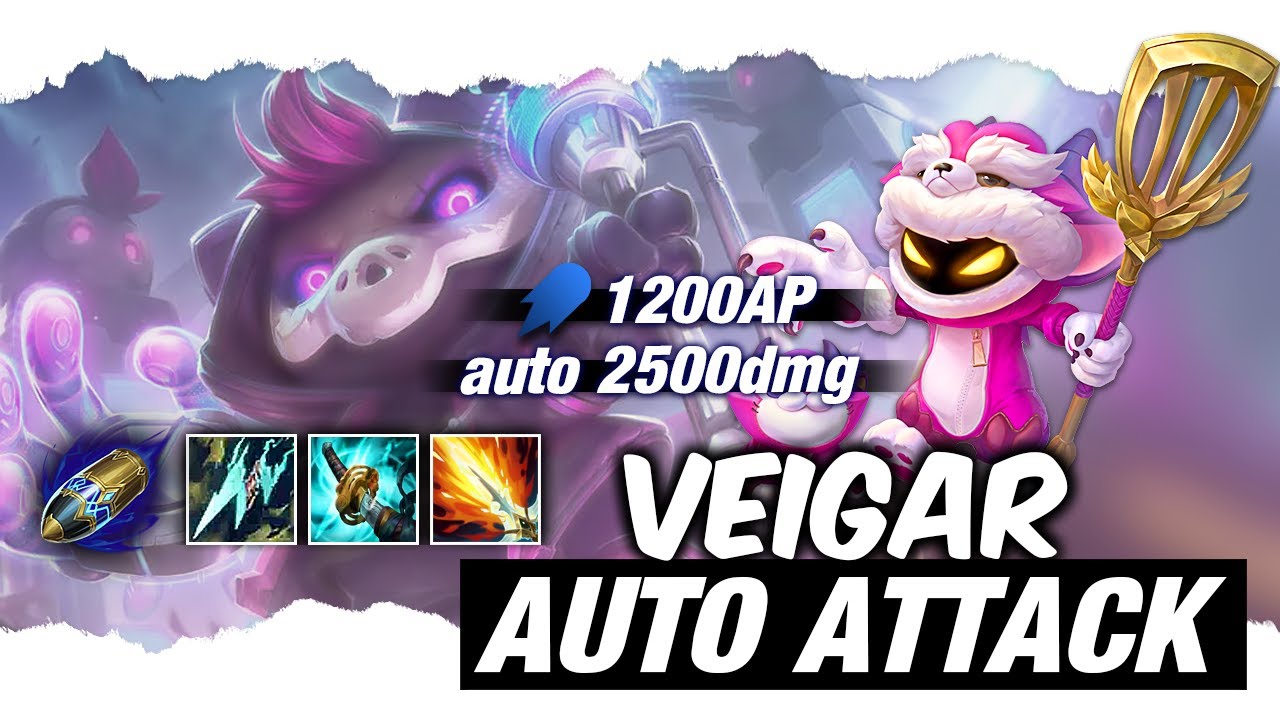 2500 de DÉGÂTS avec l'ATTAQUE de BASE de VEIGAR grâce à ce NOUVEAU BUILD