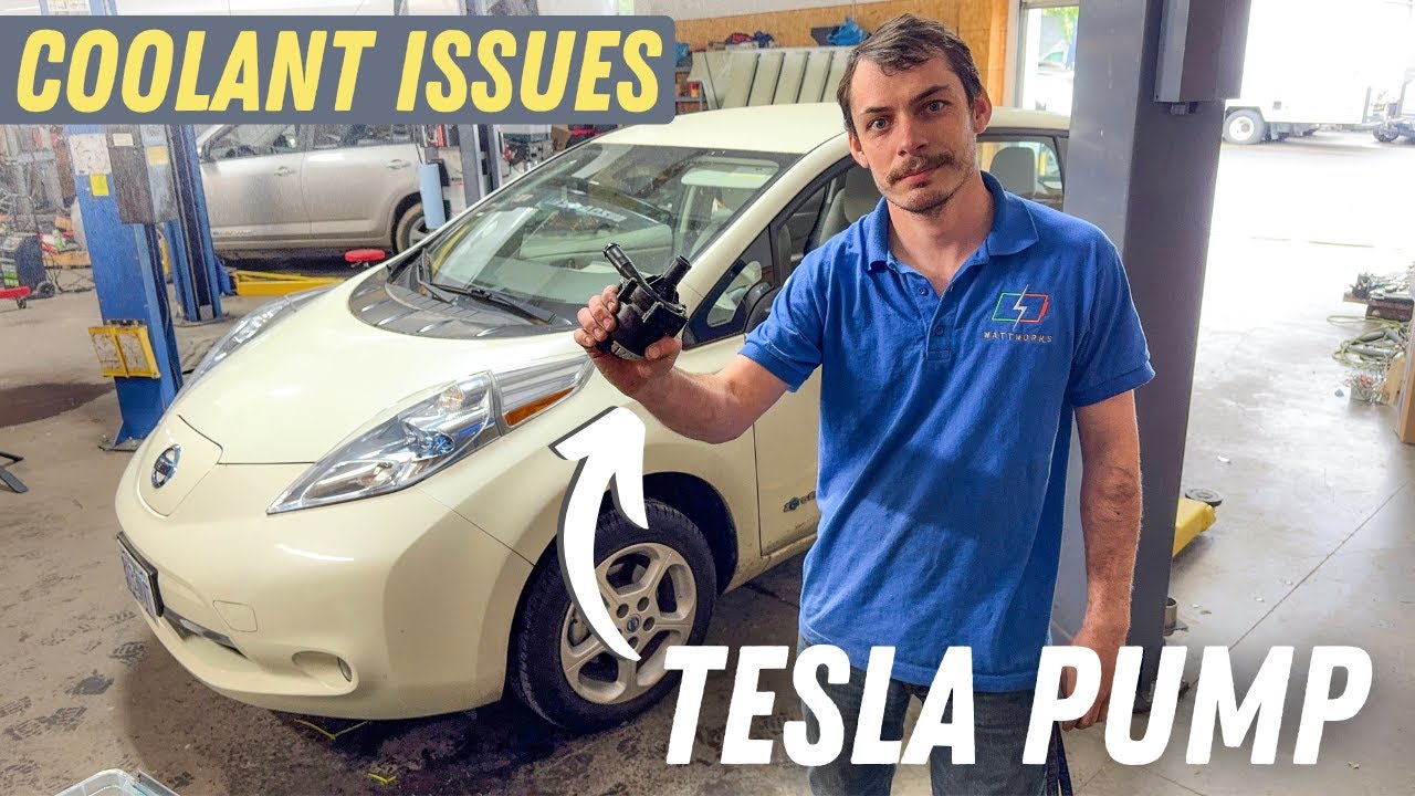 Fixing Nissan LEAF Coolant Pump Issue With A Tesla Part!