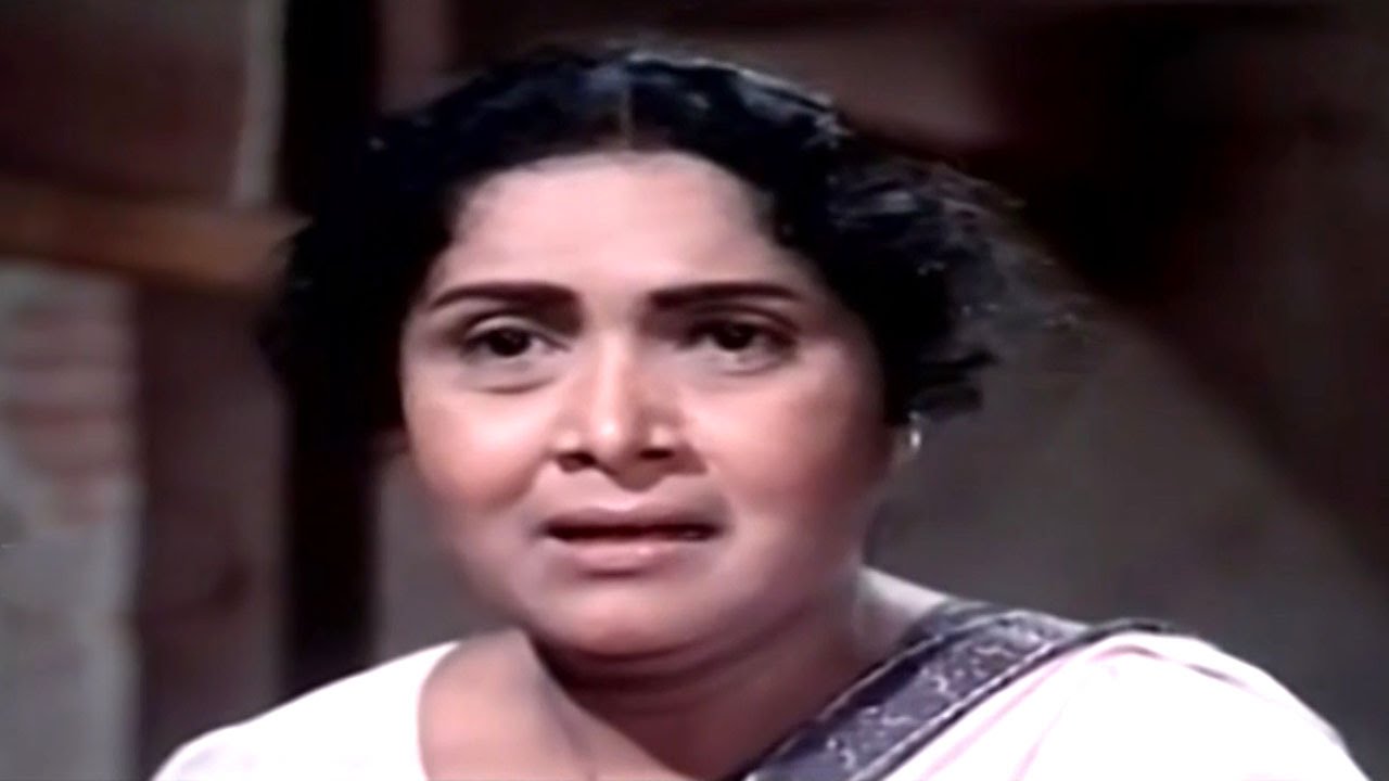 Sulochana Latkar Killing Satyendra Kapoor @ Amitabh Bachchan, Hema Malini, Pran
