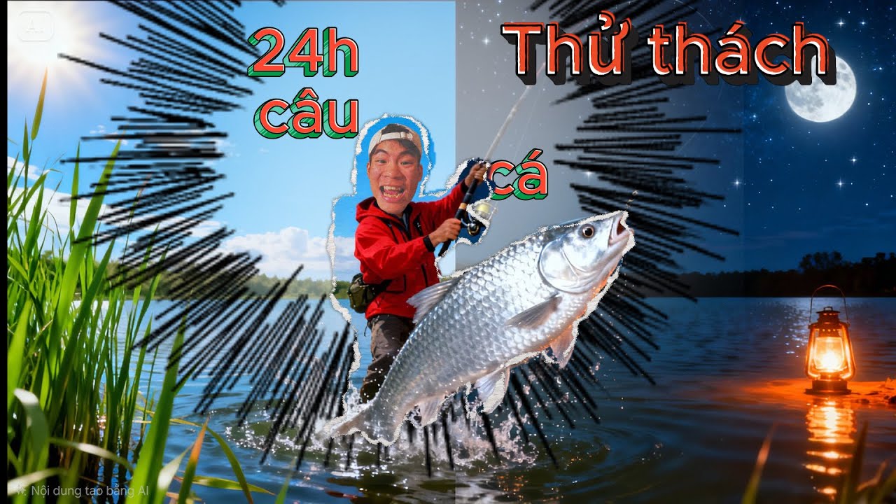 Thử thách-1 ngày 1 đêm câu cá!!!