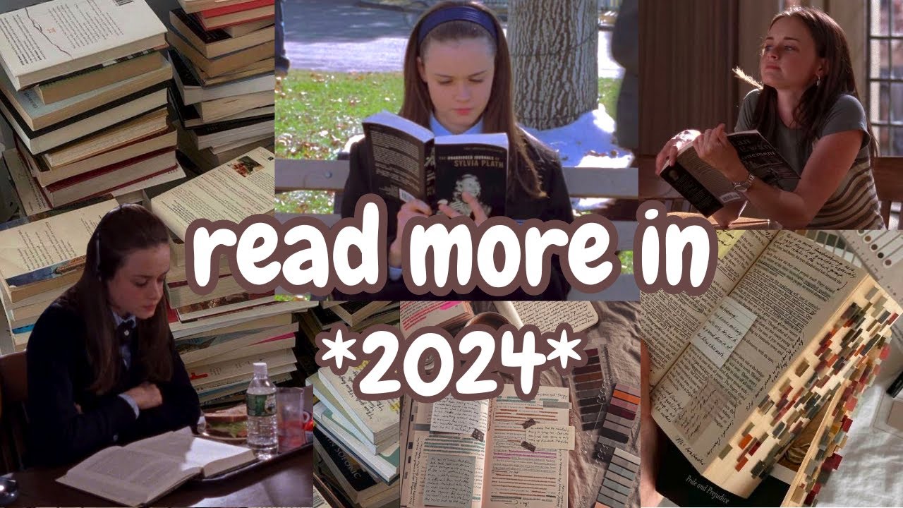 How to read more books in *2024* like Rory Gilmore 📖💖