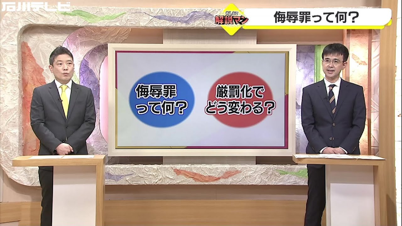 厳罰化される侮辱罪って何？（解説マン）