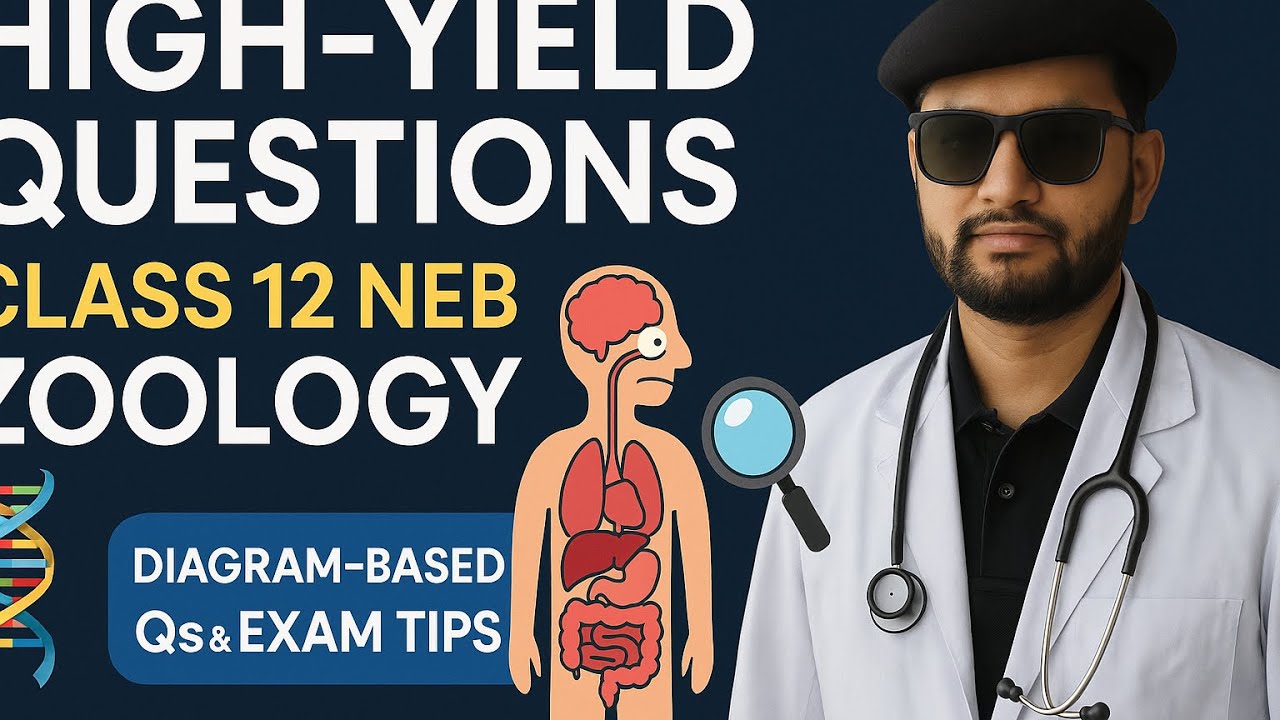 NEB Zoology Important Questions for Class 12  | Diagram-Based Qs & Exam Tips Included