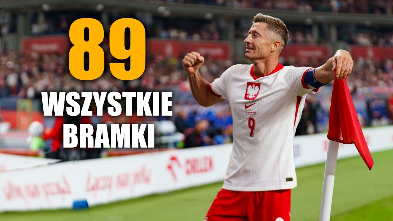 Robert Lewandowski Wszystkie 89 Goli w Reprezentacji (Polski Komentarz) ᴴᴰ