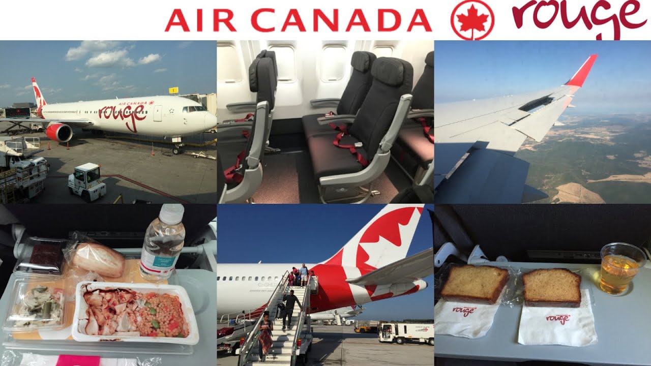 Air Canada Rouge ROUGE ECONOMY Class: Montreal to Rome
