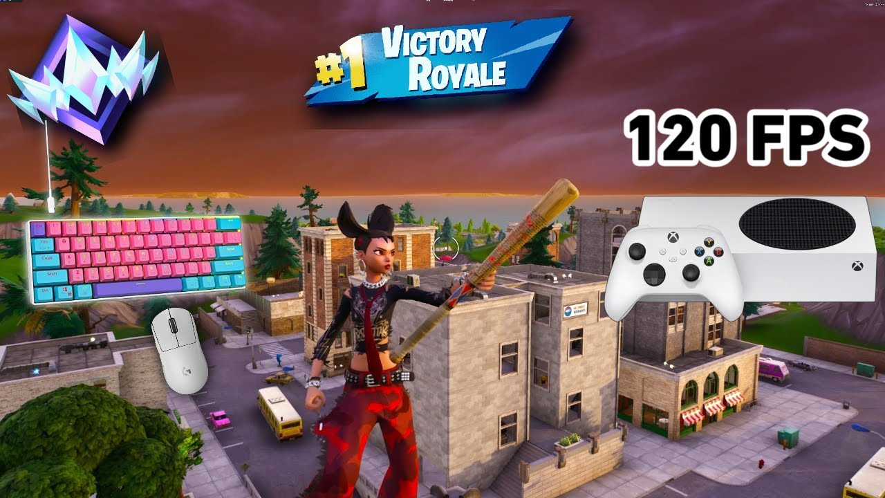 Fortnite Unreal Ranked Reload on Xbox Series S | Keyboard & Mouse Gameplay | 120 FPS | Duo
