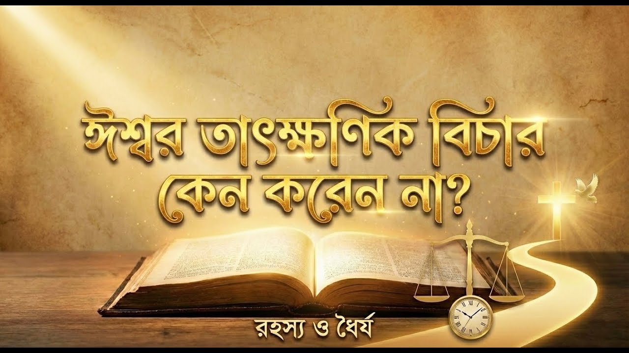 ঈশ্বর তাৎক্ষণিক বিচার কেন করেন না? | Why doesn't God deliver immediate judgment?