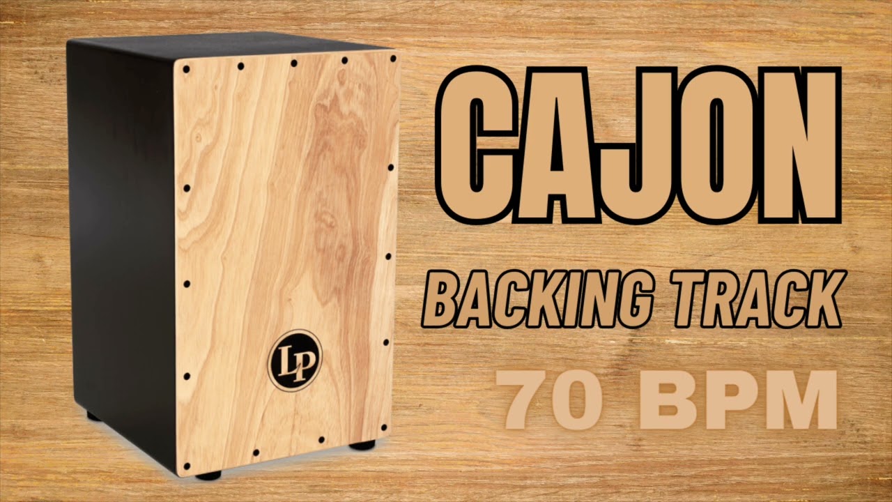 cajon beat backing track 70 bpm