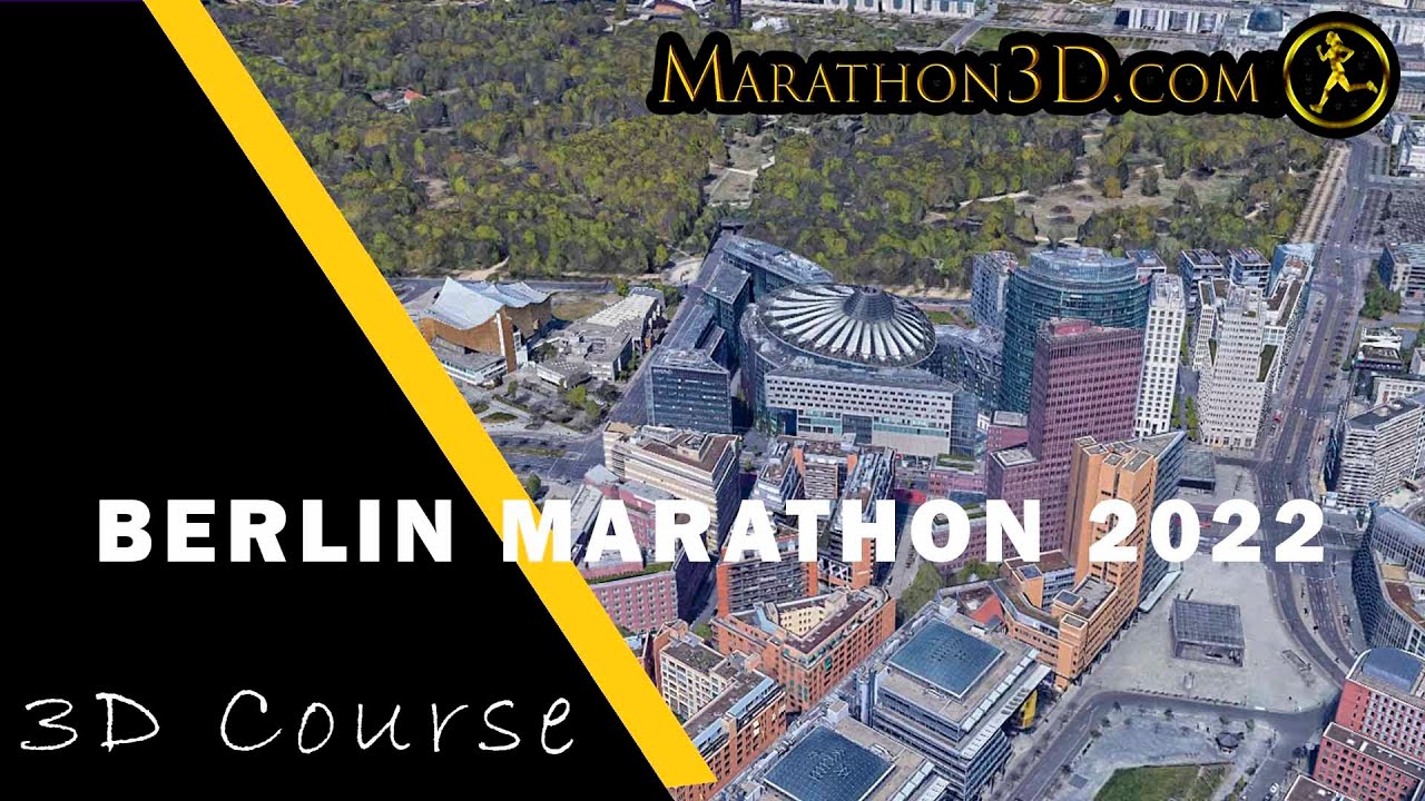 BERLIN MARATHON 2022  3D Course | www.Marathon3D.com