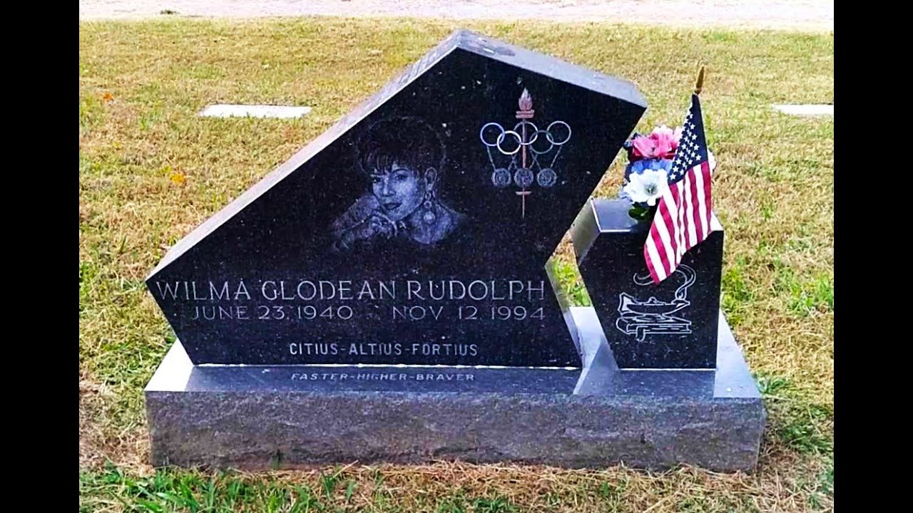 Grave of WILMA RUDOLPH  - Olympic Gold Medalist 🏅
