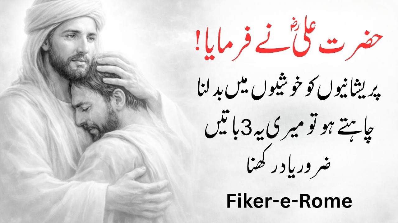 Heart-Touching Quotes of Hazrat Ali (RA) | Words That Will Change Your Life#fikrerome #quotes