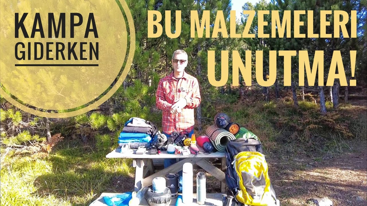 Kamp Çantasında Neler Olmalı? / Kamp İçin Kontrol Listesi
