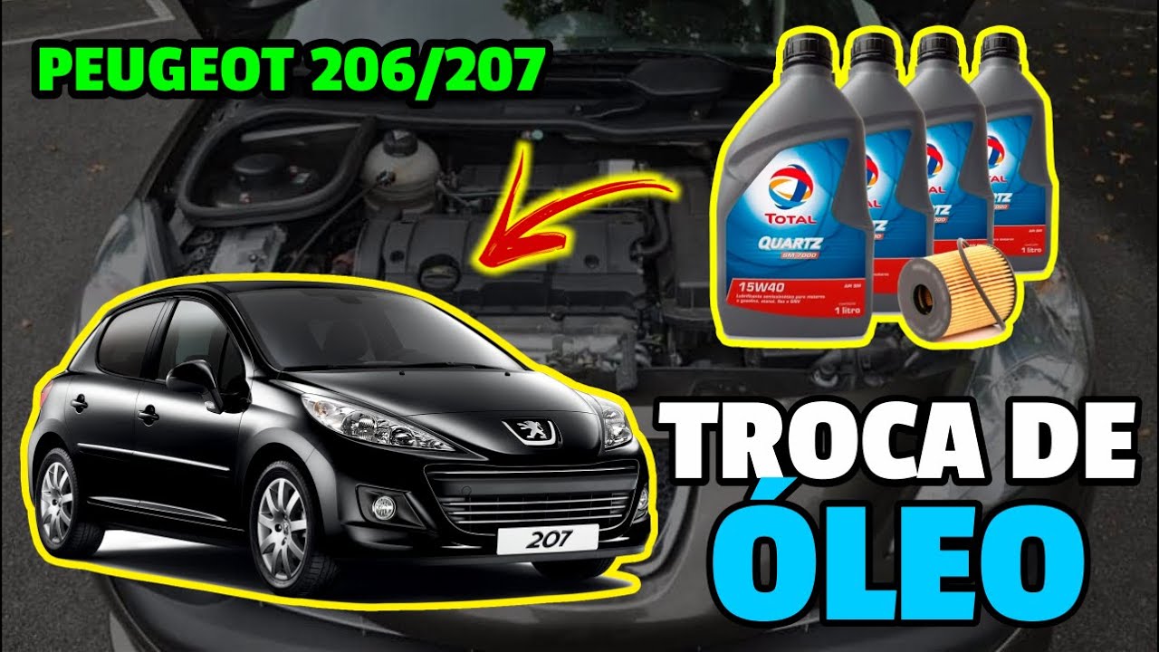 TROCA DE ÓLEO DO PEUGEOT 206/207