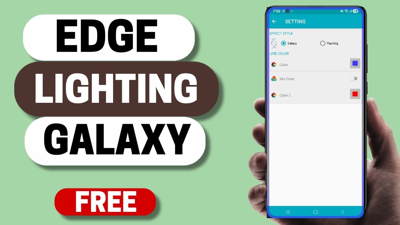 Лучшее бесплатное приложение для Android, обеспечивающее динамическую подсветку краев галактики.