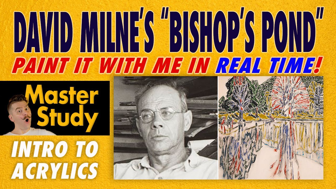 Paint David Milne's  &ldquo;Pink Reflections, Bishop&rsquo;s Pond&rdquo; (1920)! &ndash; Master Study &ndash; Easy Intro Acrylic