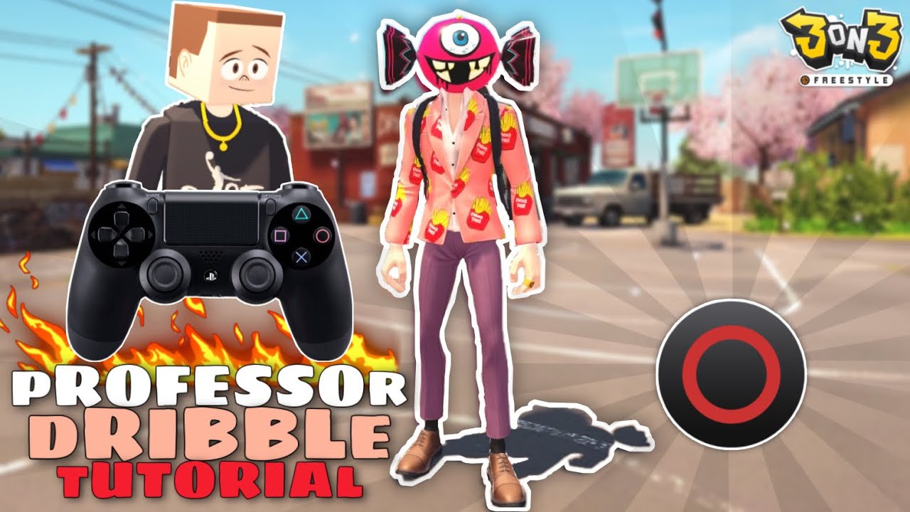 3ON3 FREESTYLE PROFESSOR DRIBBLE TUTORIAL w/HANDCAM! BEST STREETBALL DRIBBLE MOVES 3ON3 FREESTYLE!