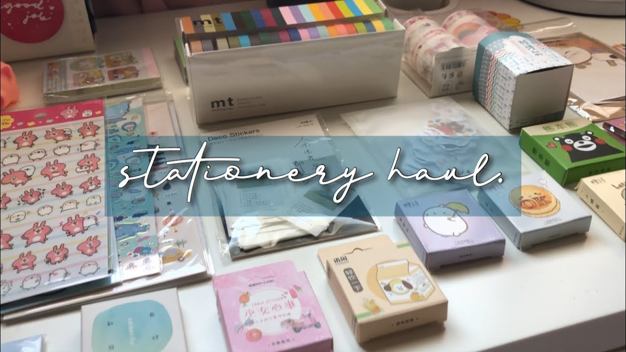 stationery haul 🌾