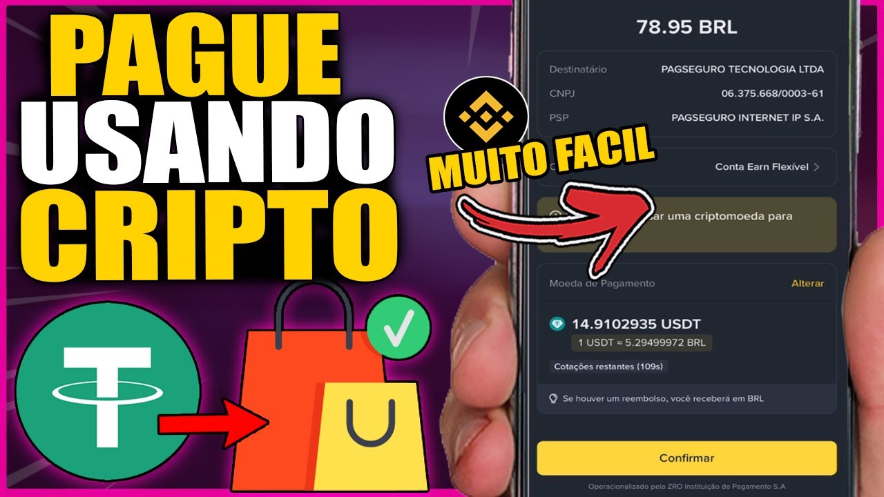 COMO PAGAR CONTAS ou FAZER PIX usando USDT, BITCOIN e CRIPTOMOEDAS | BINANCE PAY: COMO USAR