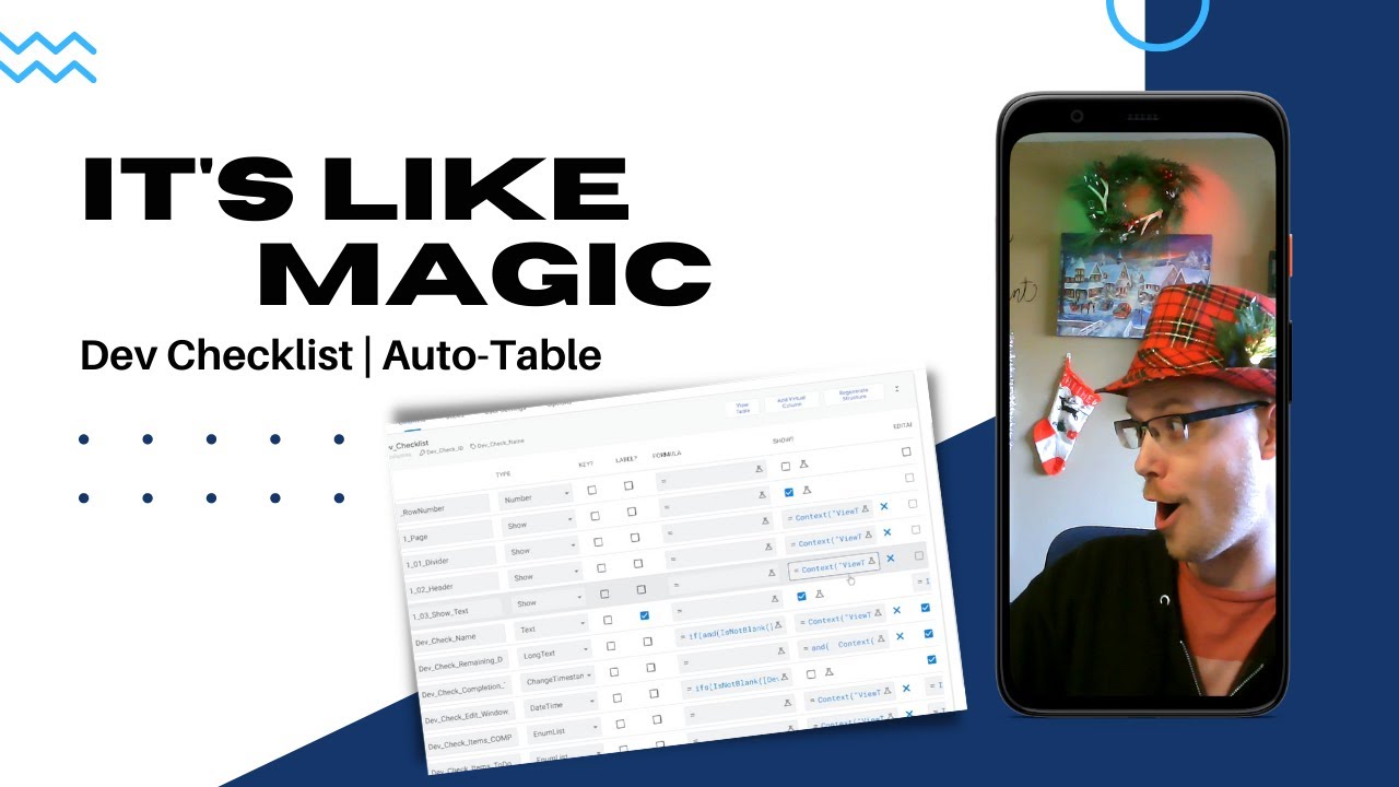 FREE AppSheet Auto-Table (Dev Checklist)