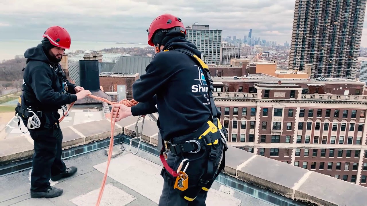 Commercial Roof Anchors and High Rise Window Cleaning, Fall Protection, Anchor Systems