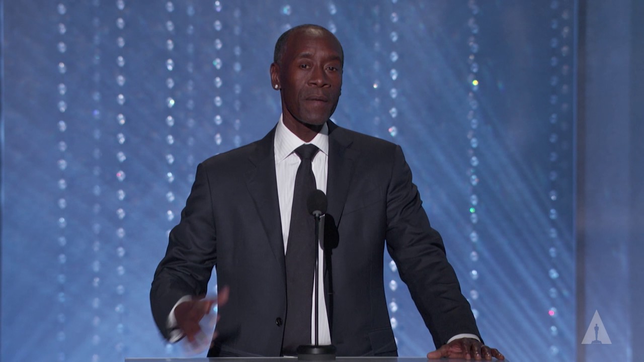 Don Cheadle honors Frederick Wiseman at the 2016 Governors Awards