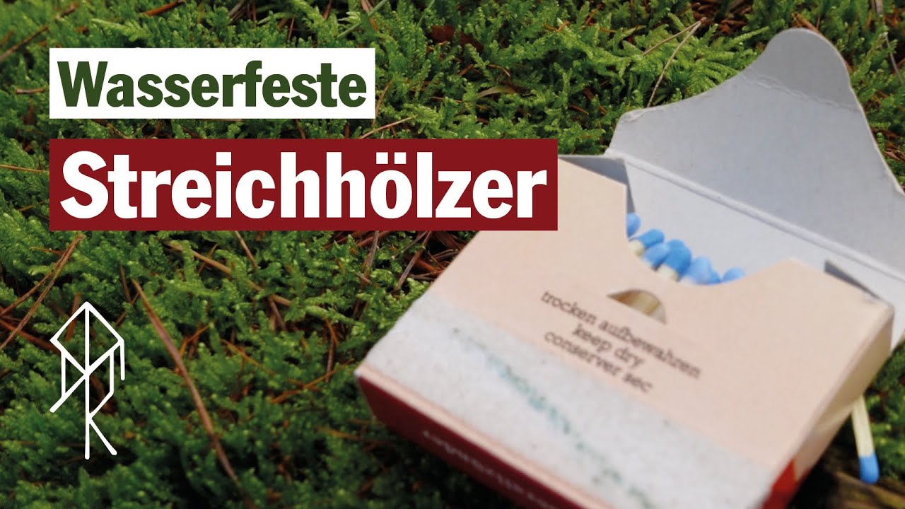 Wasserdichte Streichhölzer ganz einfach selber gemacht!  | Bushcraft | Survival | Urviech