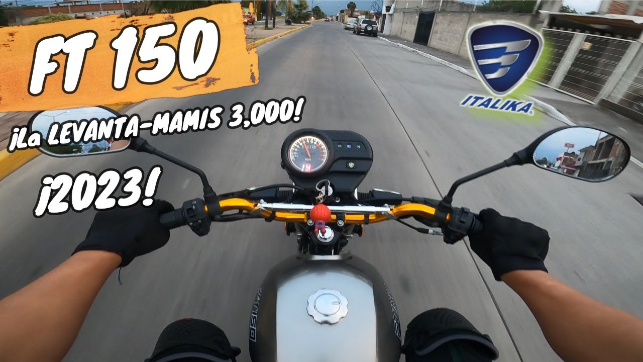 ¡La más GUERRERA! 🤩💯, SACANDO a RODAR la ITALIKA FT150 GRAFITO  🔥| Aguacate Motovlogs🥑