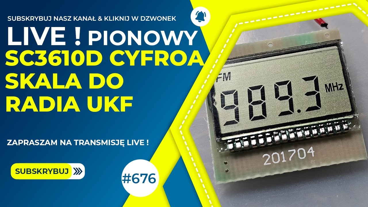 SC3610D Budujemy precyzyjny odczyt częstotliwości FM [L/676]