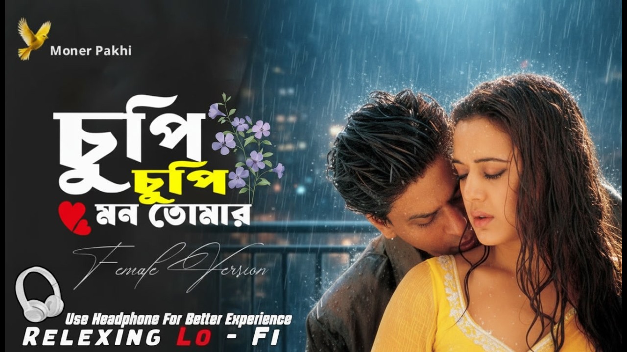 চুপি চুপি মন তোমার | Bangla Lofi Remix | Relaxing Love Song