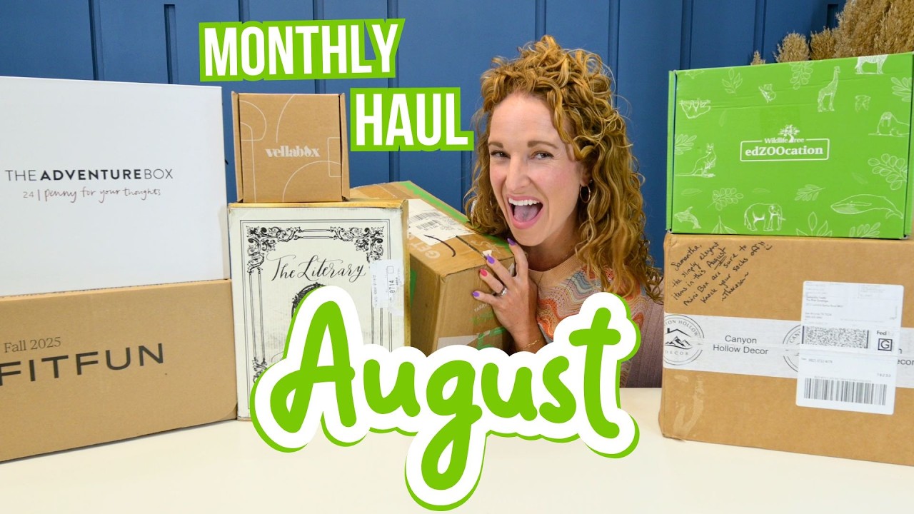 August 2025 Monthly Haul | Summer Where Have You Gone?!?