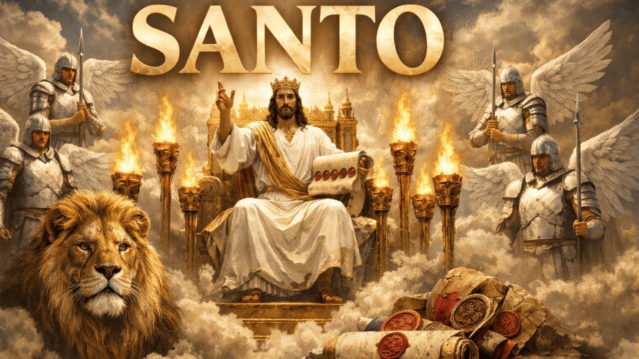 SANTO — O CÉU TREME, A TERRA SE CALA (HINO PODEROSO)