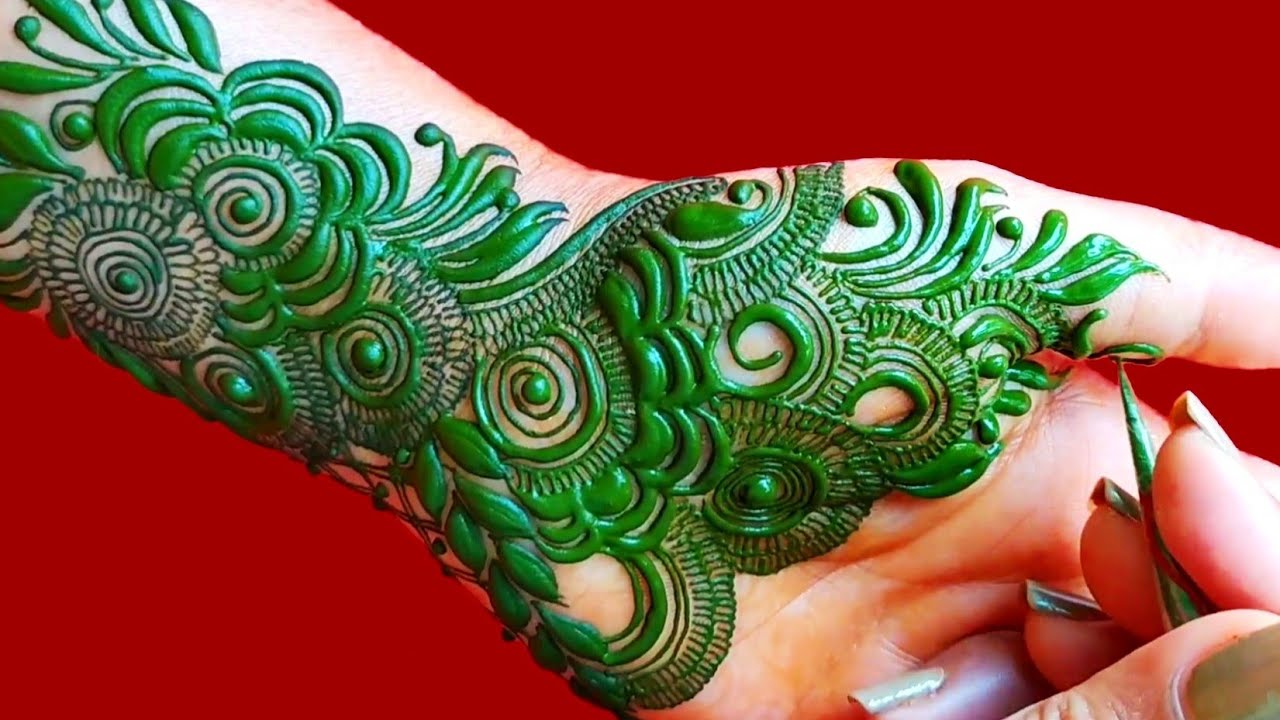Dubai Style Henna Design l Unique Stylish Mehndi Design For Front Hand l Classy Dubai मेहंदी डिजाइन