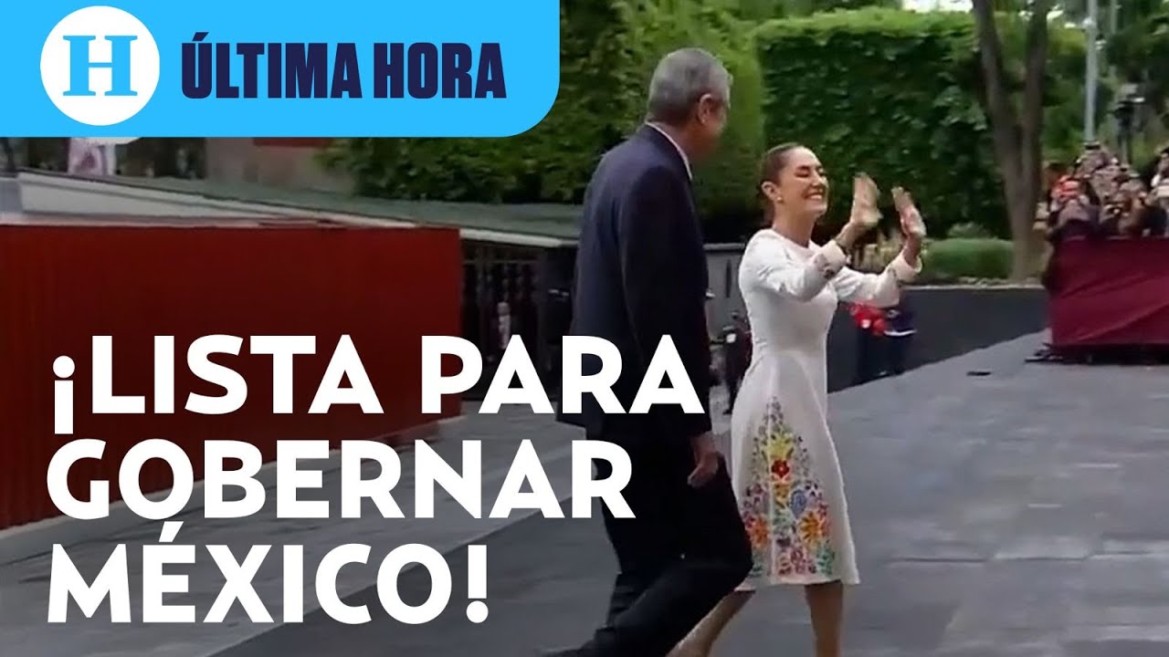 #ÚLTIMAHORA Claudia Sheinbaum arriba San Lázaro para rendir protesta como presidenta de México