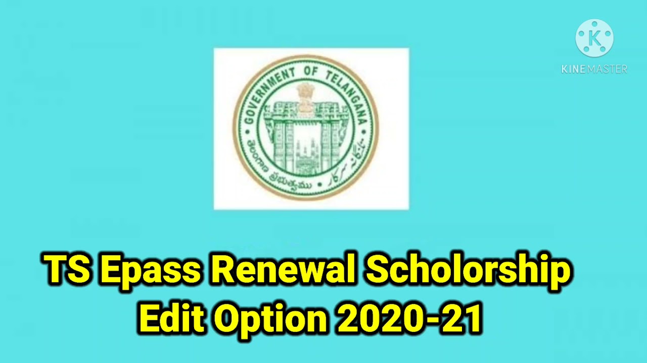 TS Epass Edit Option 2020-21 for Renewal Students..