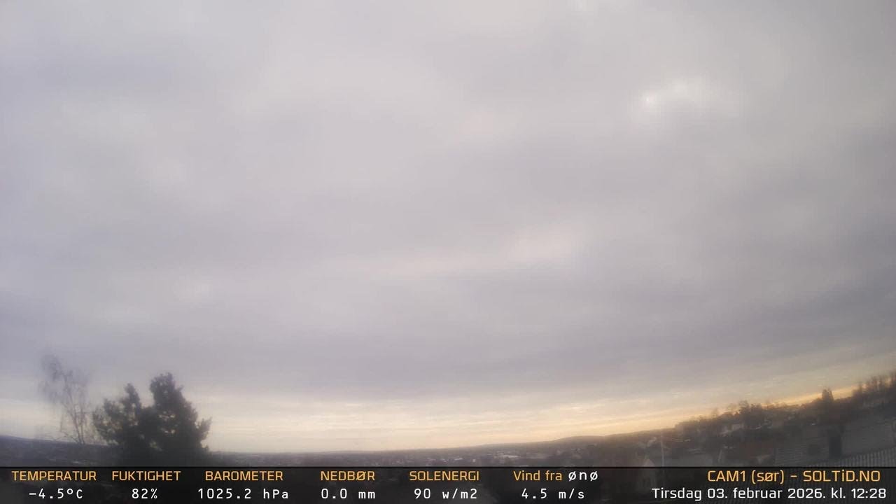 Timelapse Cam 1 - 3. februar 2026