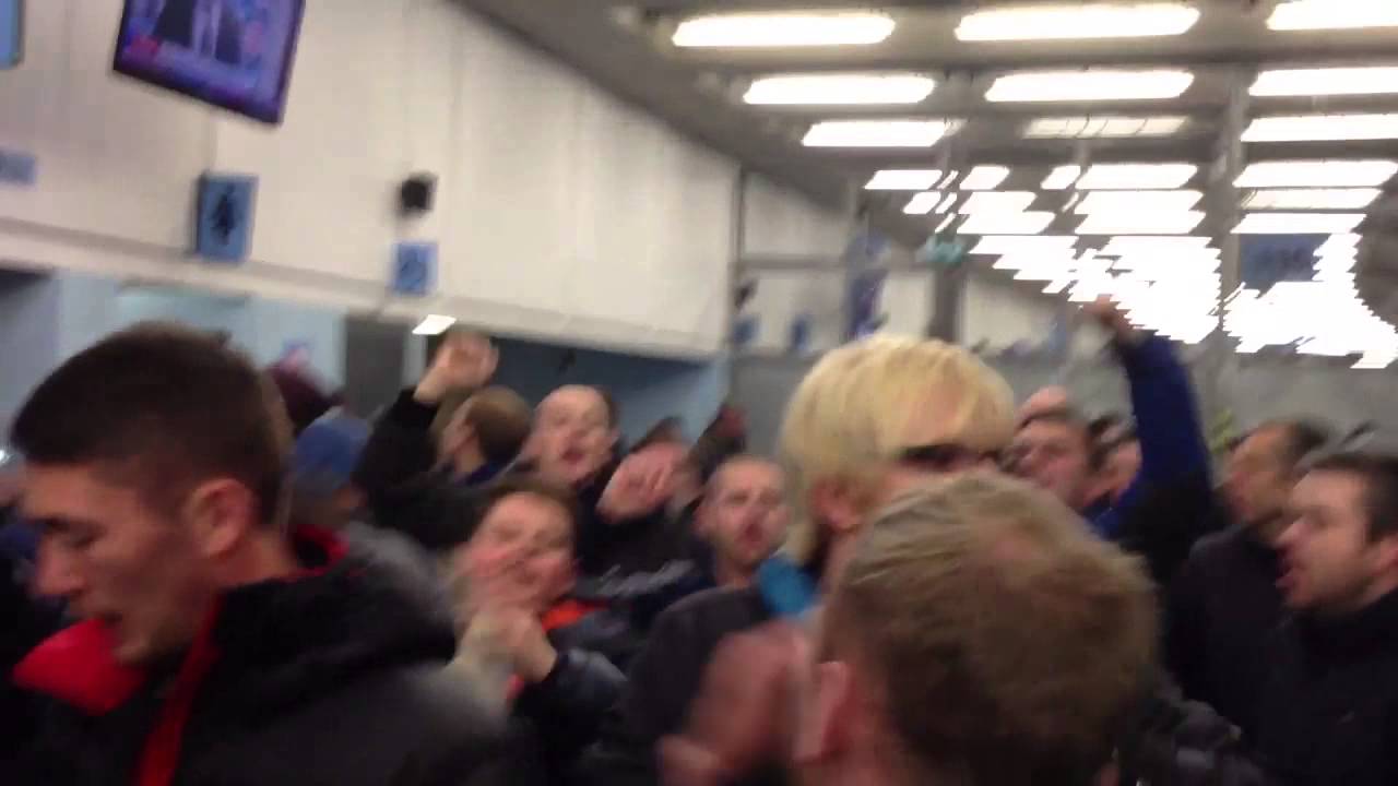 Liverpool fans singing pre-match at Man City away Etihad Stadium