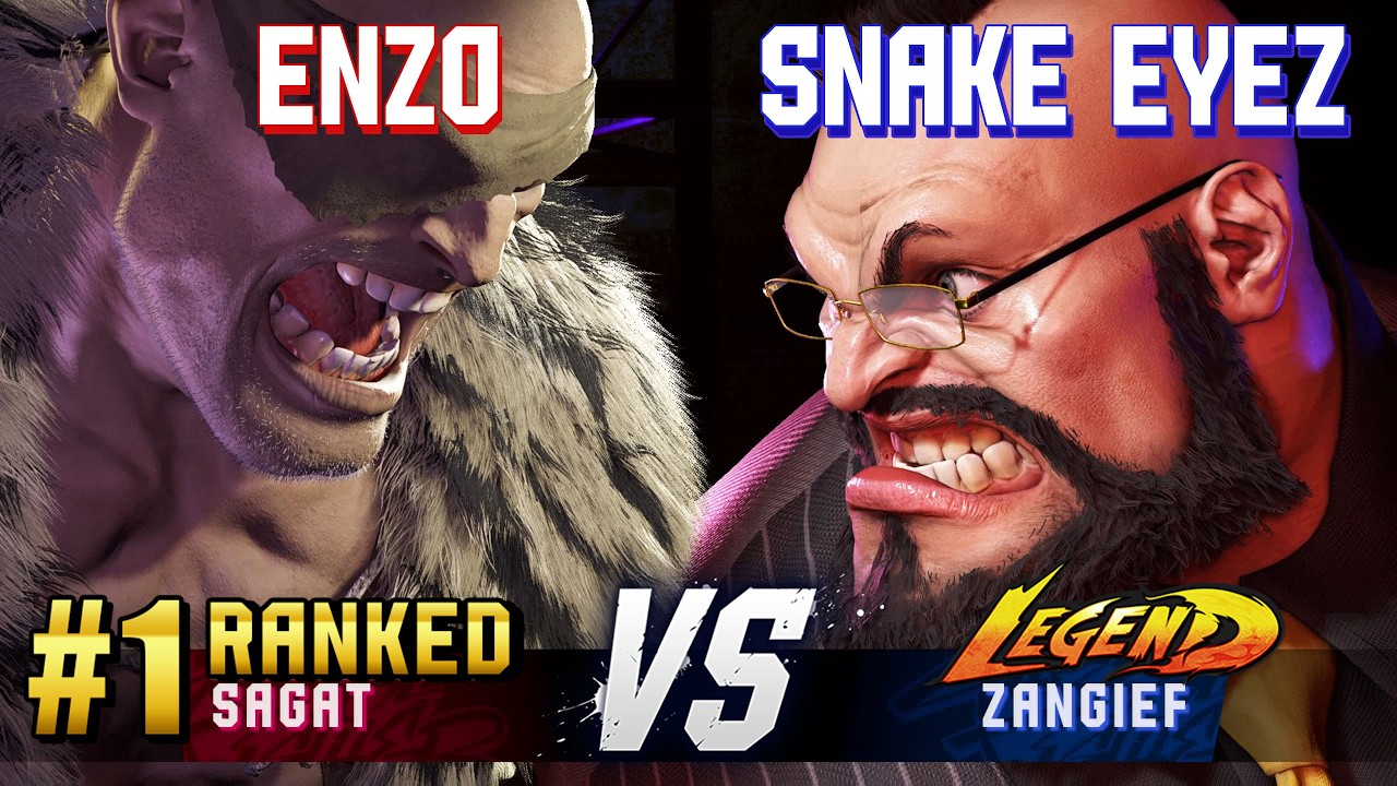 SF6 ▰ ENZO (#1 Ranked Sagat) vs SNAKE EYEZ (Zangief) ▰ High Level Gameplay