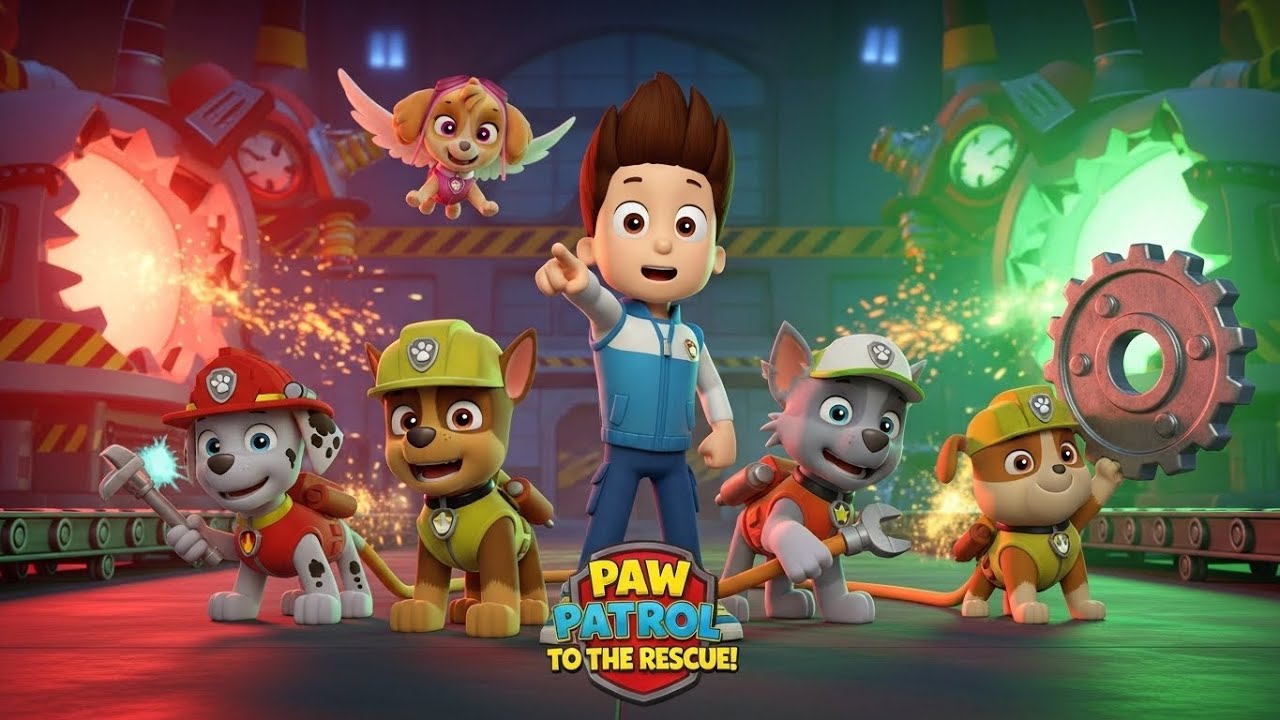 PAW Patrol Factory Rescue! 🏭🐶 Teamwork Saves the Day | 3D Cartoon Adventure