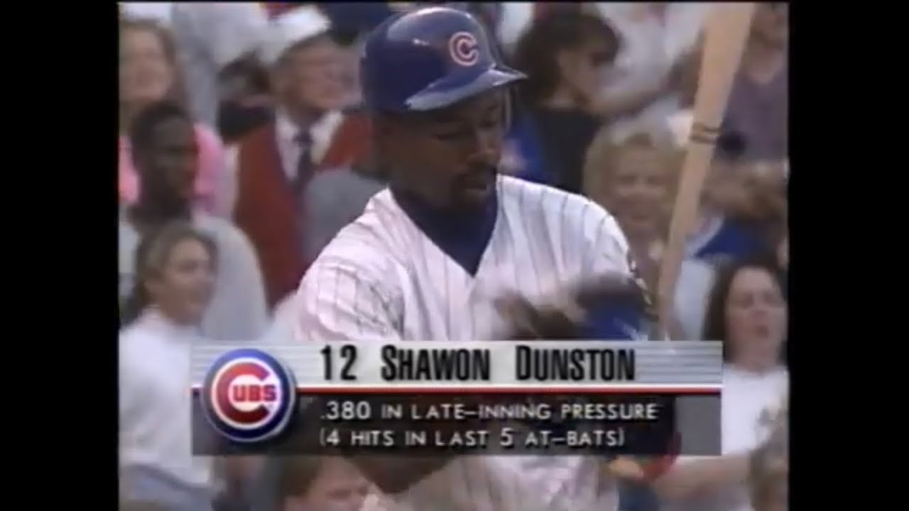 Houston Astros @ Chicago Cubs -  Sept. 30, 1995 - Shawon Dunston, Frank Castillo, Anthony Young