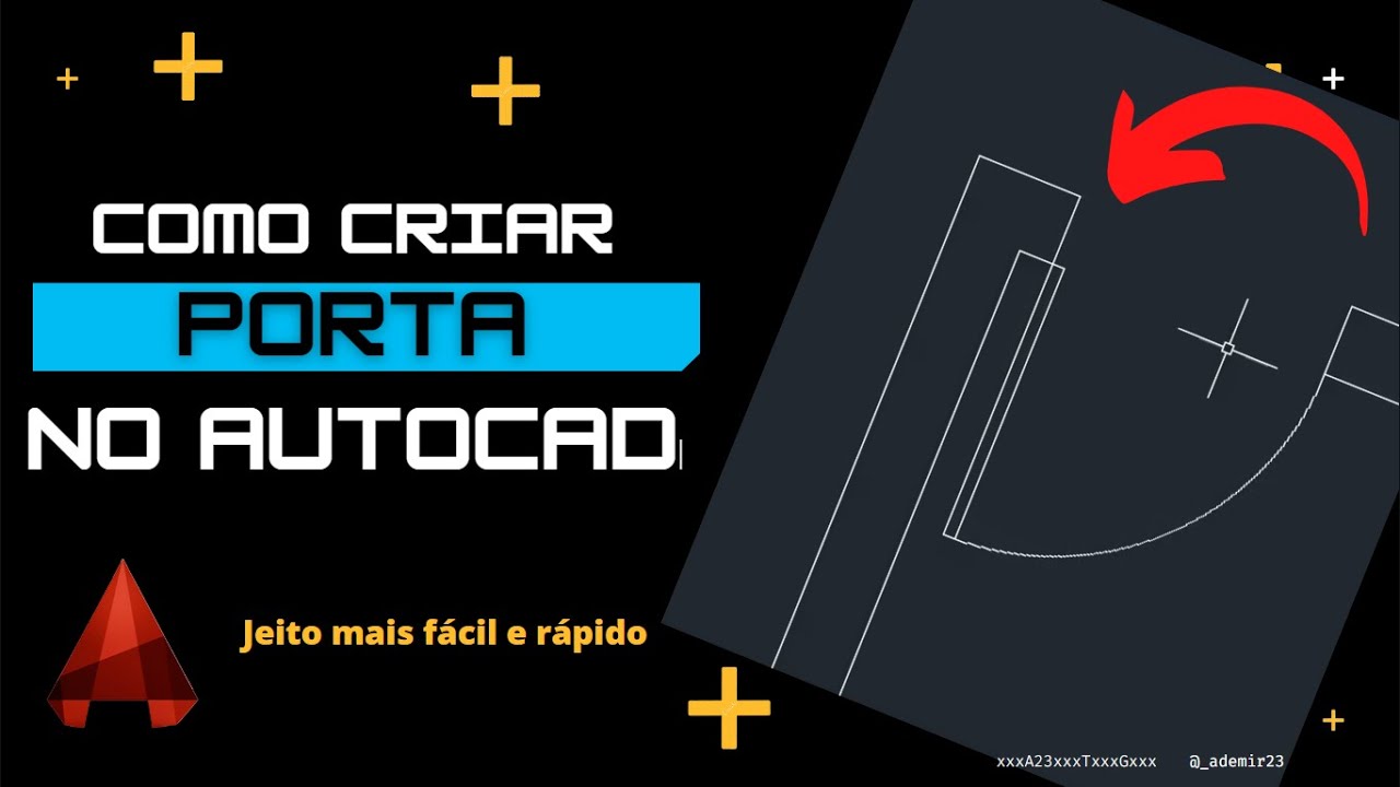 Как создать дверь в AUTOCAD самым простым и практичным способом