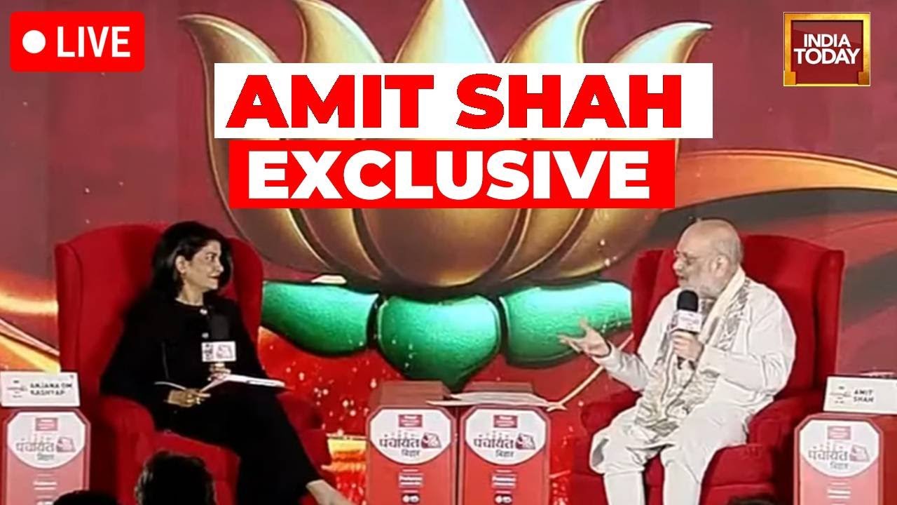 Amit Shah LIVE: Amit Shah Interview On Bihar Polls LIVE | India Today LIVE | Bihar Election 2025