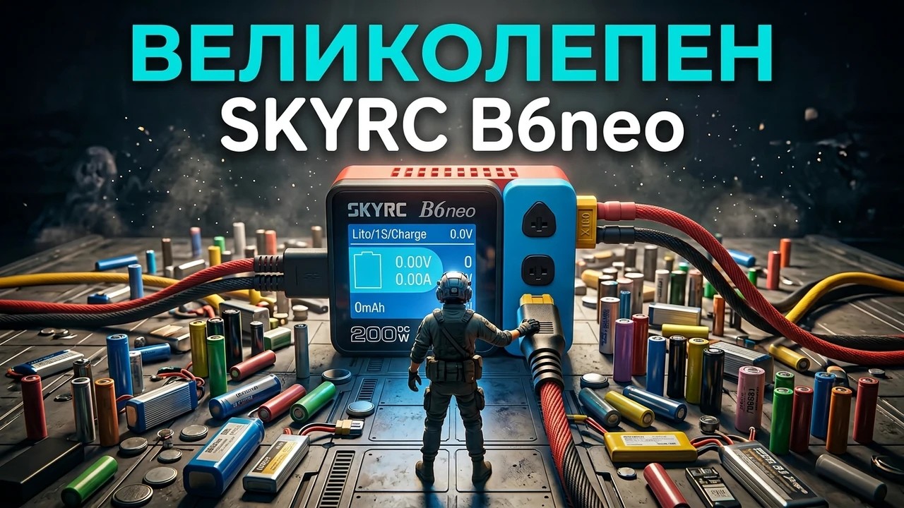 SKYRC B6NEO - чудо зарядное устройство и анализатор аккумуляторов