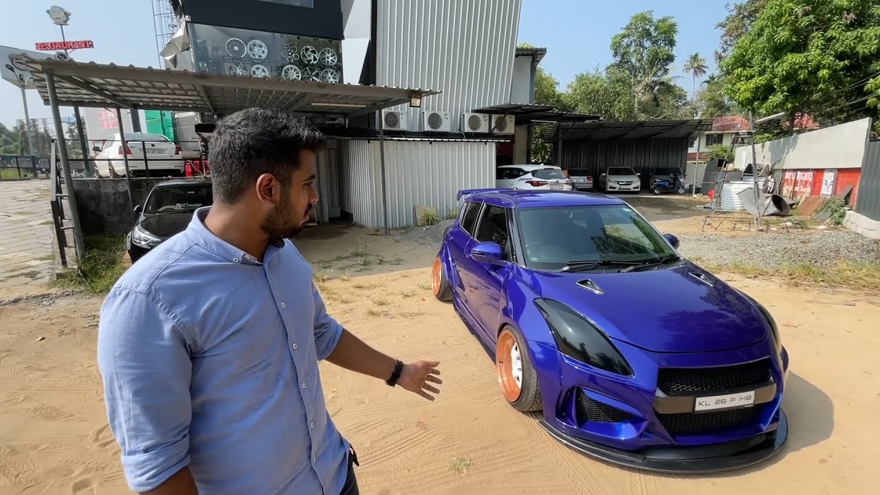Only Modified Maruti Swift In India😱 *Air Suspension Ke Sath*