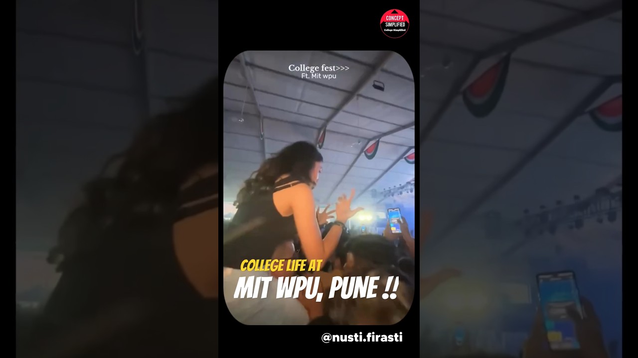 College Life in Pune | MIT WPU Vibes #shorts #college #class12 #collegelife #pune #trending #party