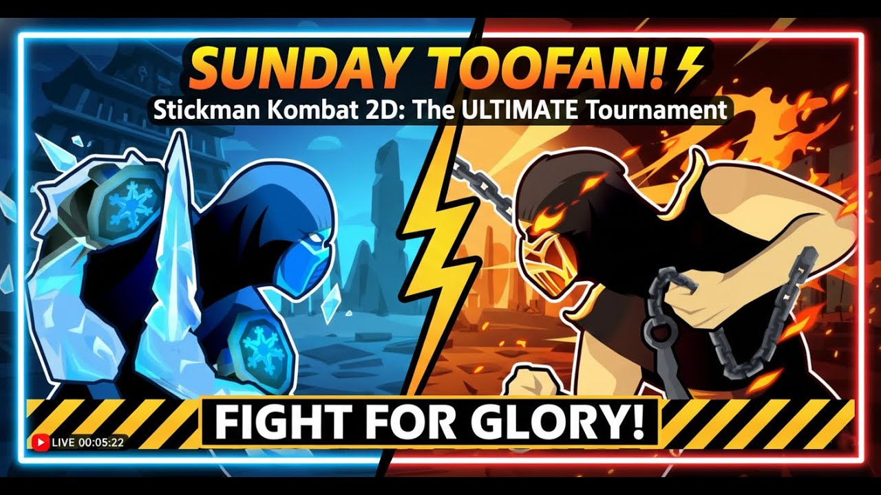 SUNDAY MAHA-YUDH! ⚔️ Stickman Kombat 2D: DUNIYA KA NO.1 STICKMAN!