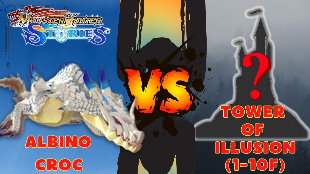 Ivory Lagiacrus VS Tower of Illusion (1 - 10F) - Monster Hunter Stories Android Gameplay