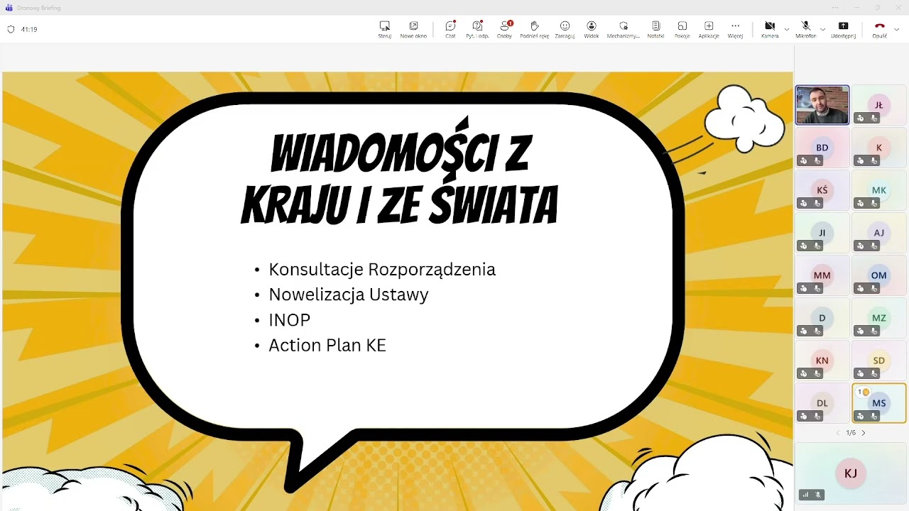Briefing Dronowy - 19.03.2026