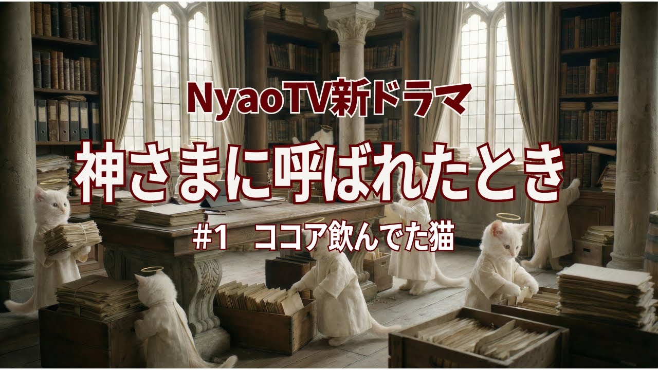 【NyaoTV新ドラマ】神さまに呼ばれたとき　#1【猫の模様の理由】